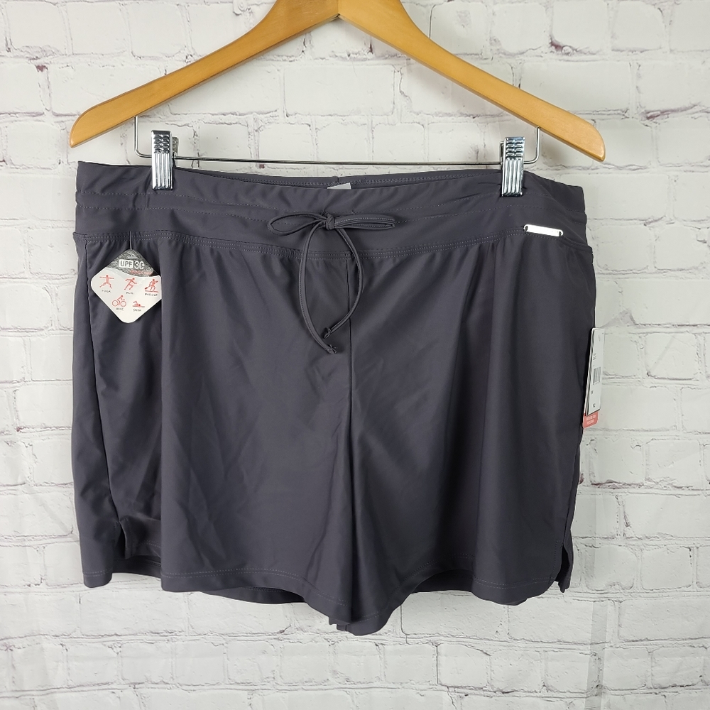 Zeroxposur Swim Shorts Slate Sz 16W